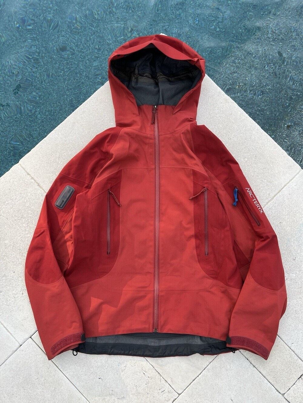 Vintage Arc'teryx Sidewinder AR Gore-Tex Jacket Women M Tigerlily Recco Red